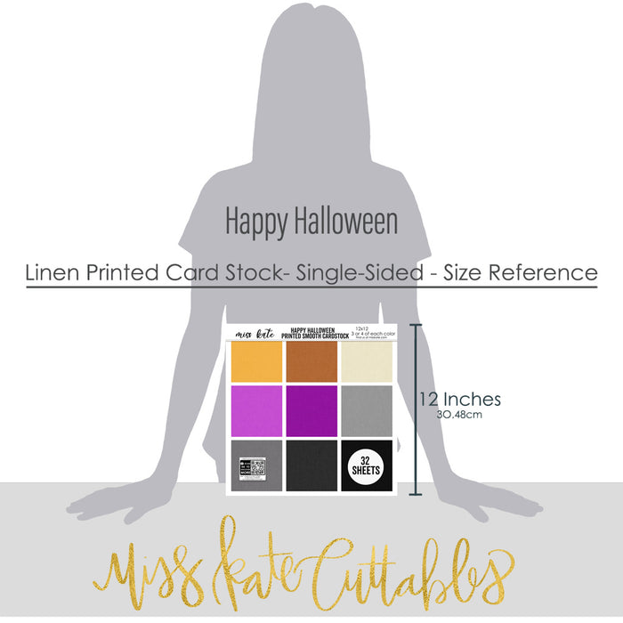 Happy Halloween - Printed Smooth Cardstock Single-Sided