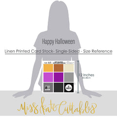 Happy Halloween - Printed Smooth Cardstock Single-Sided