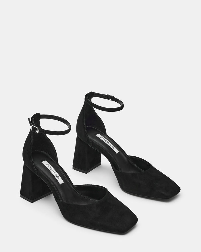 HARTLYN BLACK SUEDE