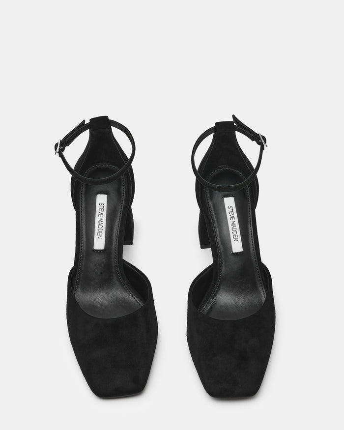 HARTLYN BLACK SUEDE
