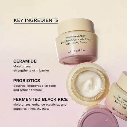 Haruharu Wonder Black Rice 5 Ceramide Barrier Moisturizing Cream - 50ml