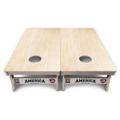 Cornhole America Pro Series cornhole boards backside view