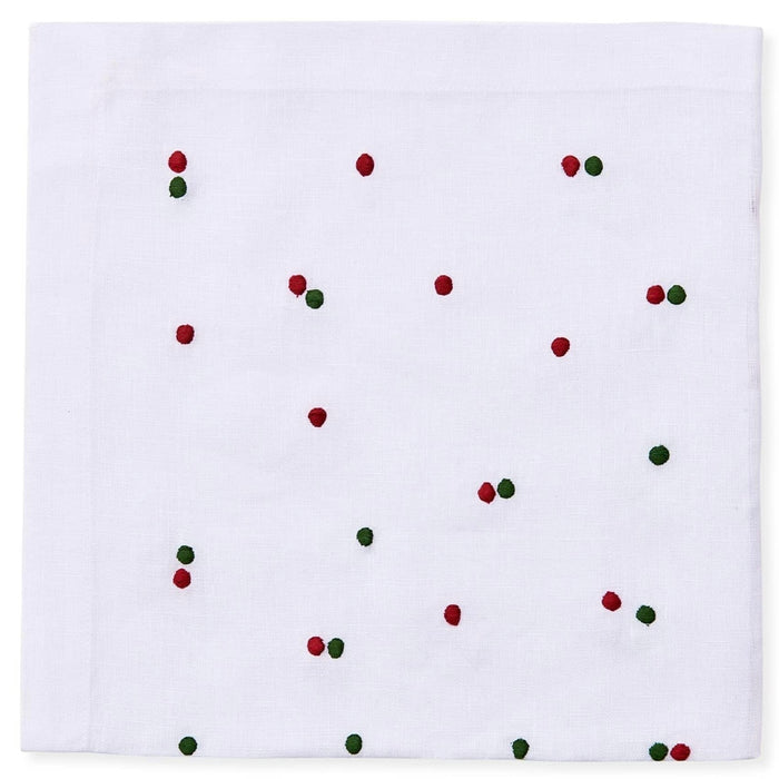 Holiday Scattered Dots Dinner Napkins - Maisonette Shop