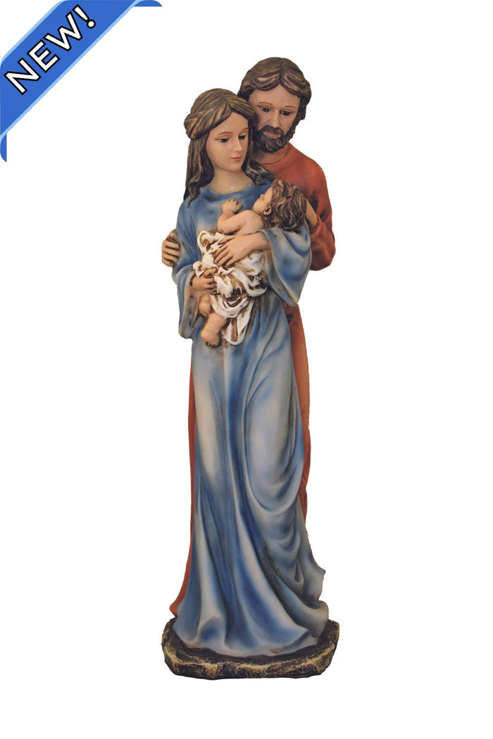 Holy Family Statue in Color 16"