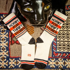 Horny for Thrift Stores Socks