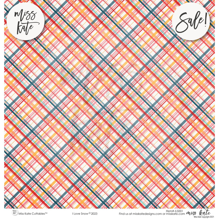 I Love Snow - Paper & Sticker Kit 12X12 (Ds)