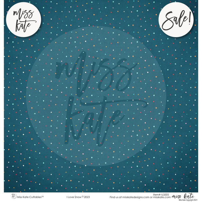 I Love Snow - Paper & Sticker Kit 12X12 (Ds)
