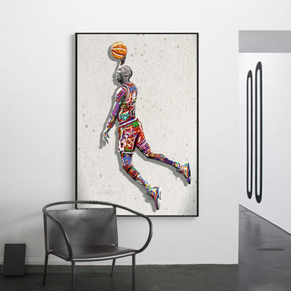 Iconic Dunk Move: Air Jordan Graffiti