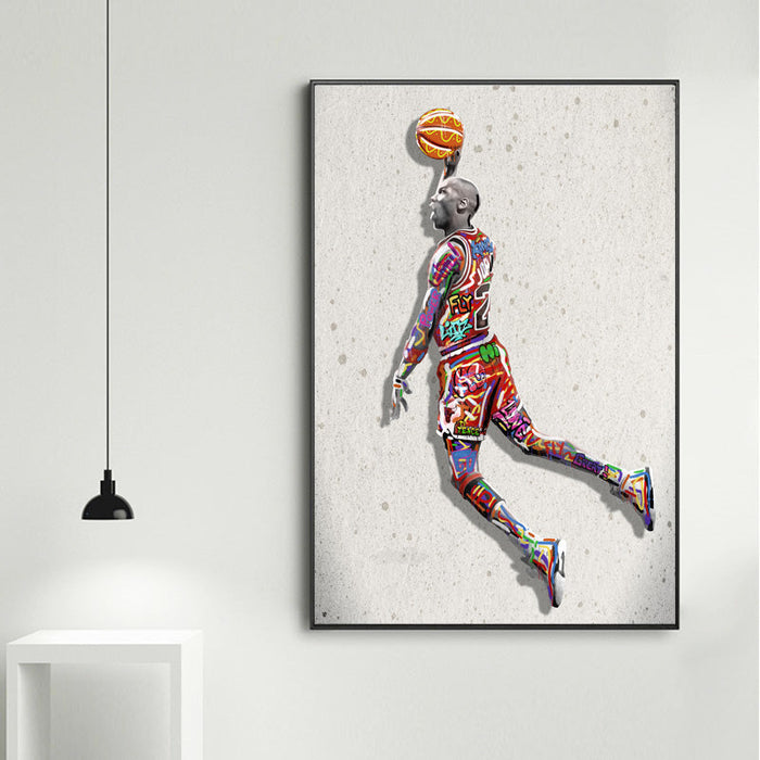 Iconic Dunk Move: Air Jordan Graffiti