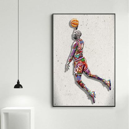Iconic Dunk Move: Air Jordan Graffiti