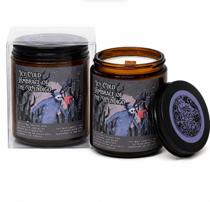Icy Cold Embrace of the Wendigo Candle