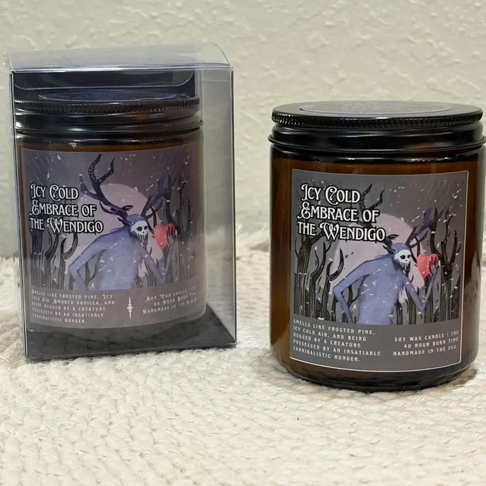 Icy Cold Embrace of the Wendigo Candle
