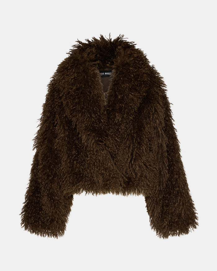 INAYA COAT DARK ESPRESSO