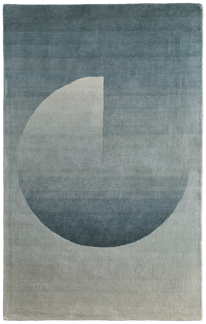 The Rug Corner Feizy Katya Modern Geometric - Blue/White