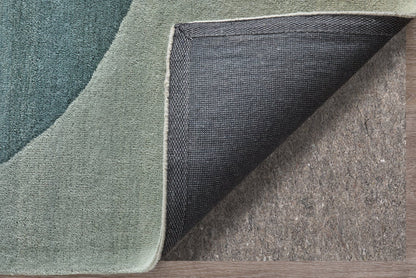The Rug Corner Feizy Katya Modern Geometric - Blue/White