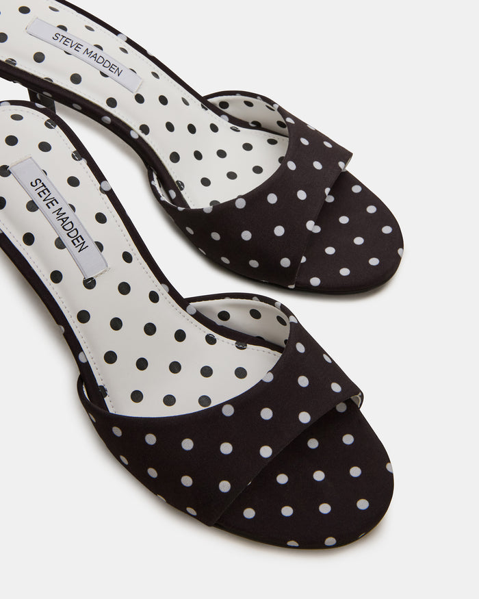 KENDRIX BLACK/WHITE POLKA DOT