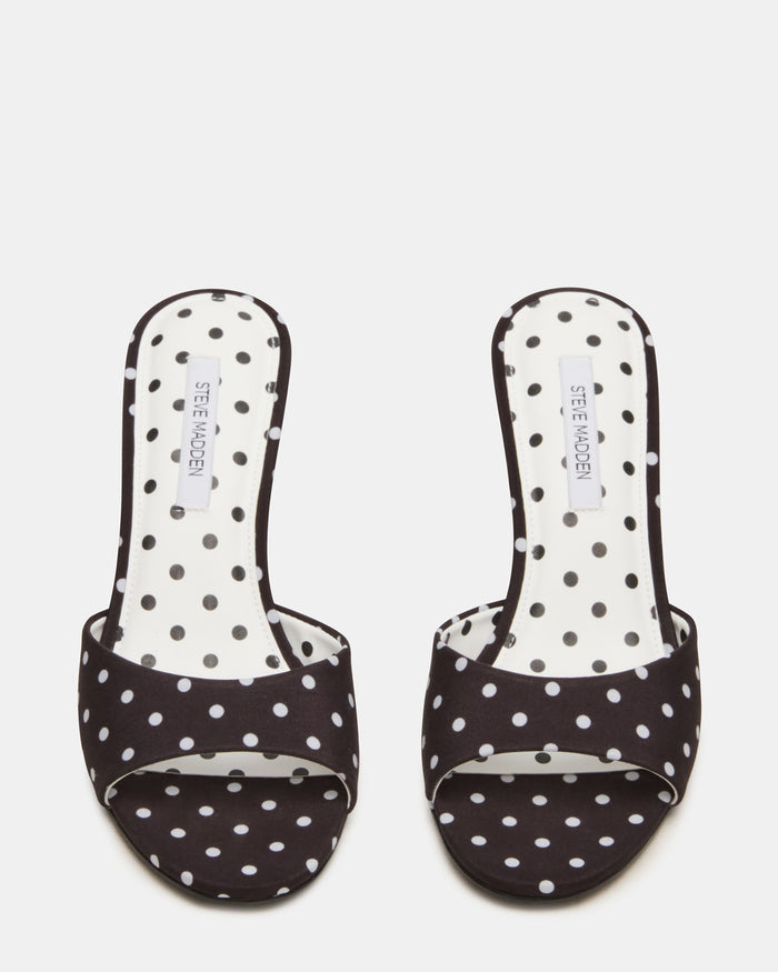 KENDRIX BLACK/WHITE POLKA DOT