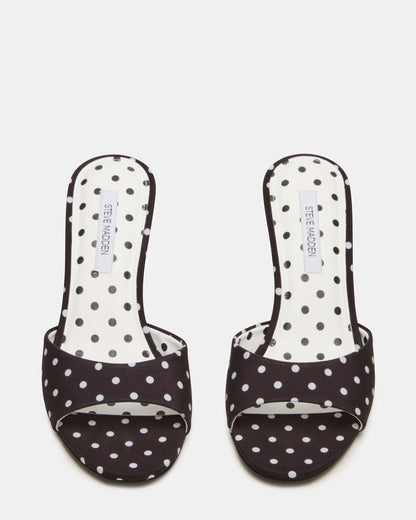KENDRIX BLACK/WHITE POLKA DOT