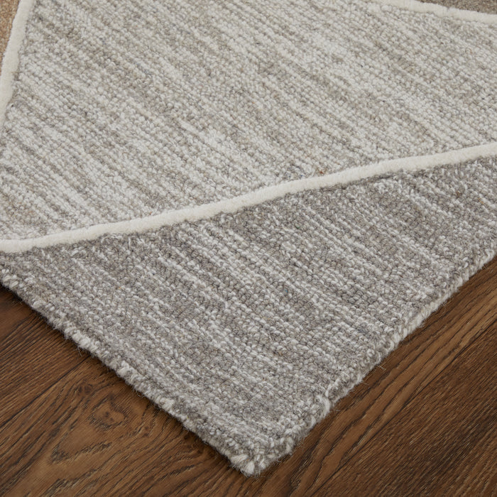 The Rug Corner Feizy Kimball Transitional Abstract - Gray/Black/Brown