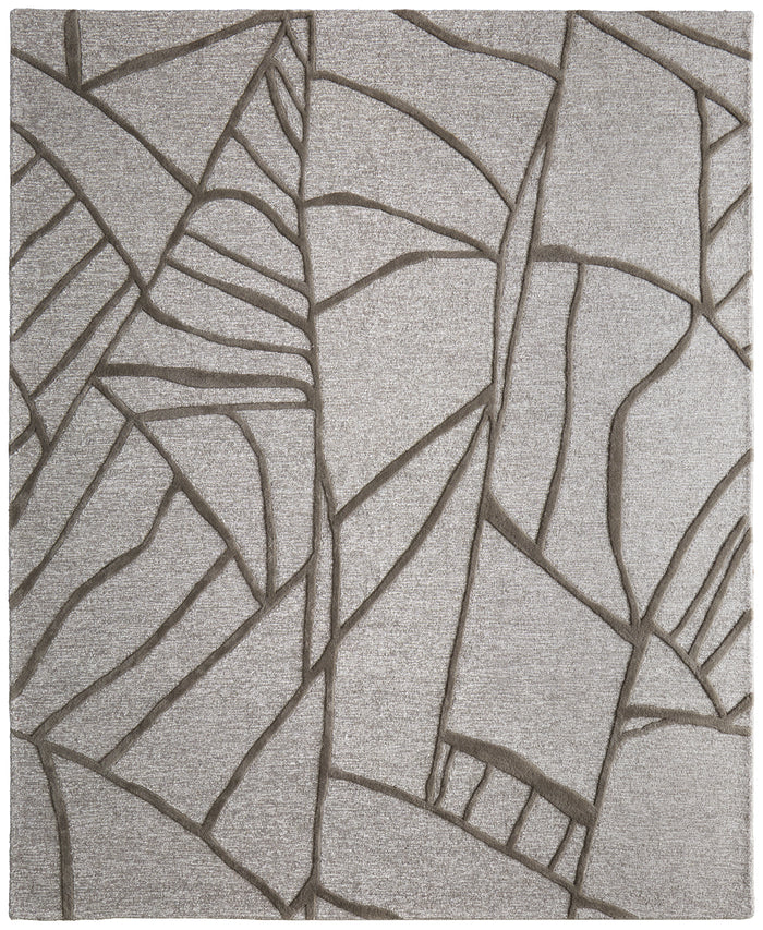 The Rug Corner Feizy Kimball Transitional Abstract - Gray/Taupe/Ivory