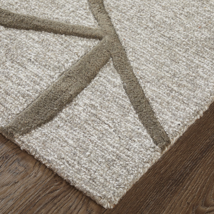 The Rug Corner Feizy Kimball Transitional Abstract - Gray/Taupe/Ivory