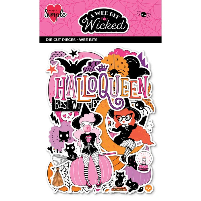 KISS Collection Paper Pack and Ephemera Die Cuts Halloween Wicked