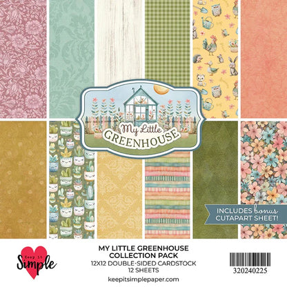 KISS Collection Paper Pack and Ephemera Die Cuts Little Greenhouse