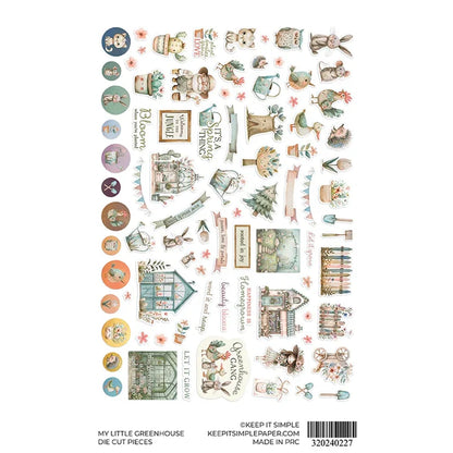 KISS Collection Paper Pack and Ephemera Die Cuts Little Greenhouse