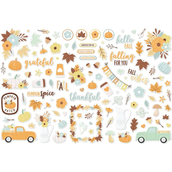 KISS Collection Paper Pack and Ephemera Die Cuts Nuts About Fall