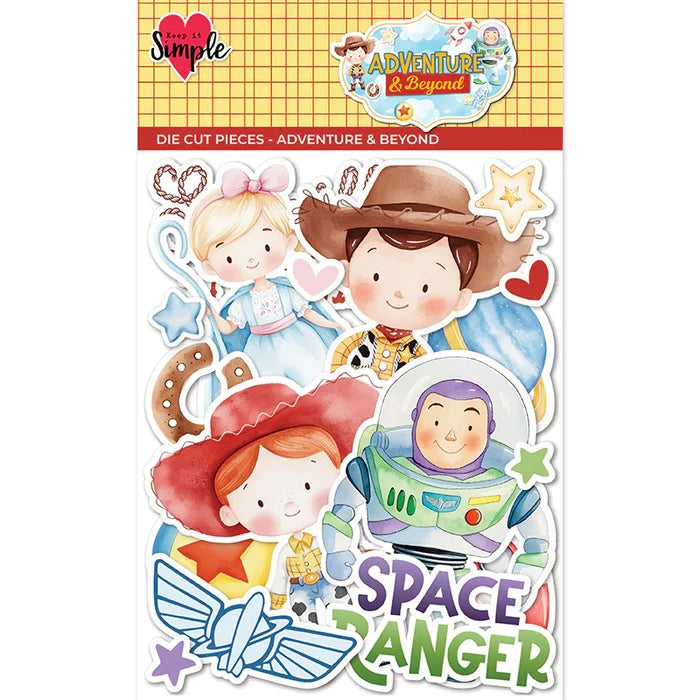 KISS Collection Paper Pack and Ephemera Die Cuts Toy Story