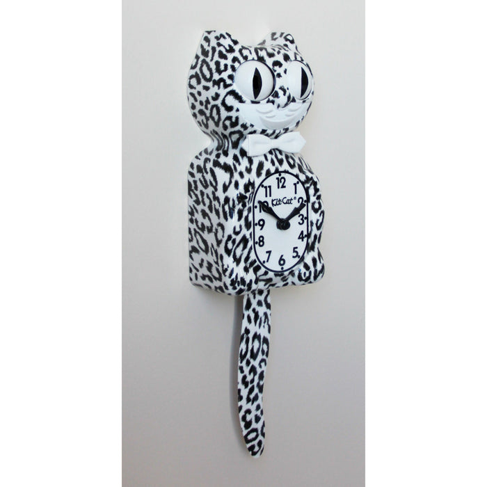 Kit-Cat Klock Snow Leopard Gentlemen - Made in U.S