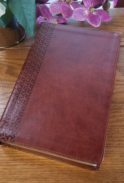 KJV Everyday Large Print Study Bible British Tan
