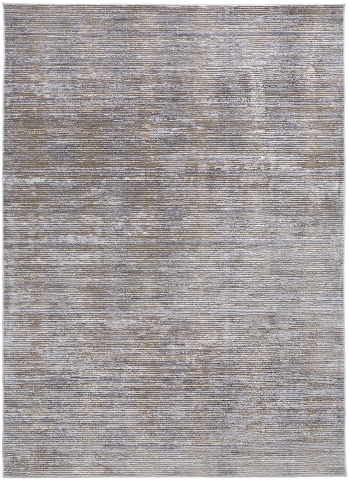 The Rug Corner Feizy Laina Transitional Distressed - Taupe/Silver/Tan  Laina Transitional Distressed - Taupe/Silver/Tan