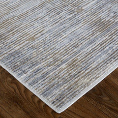 The Rug Corner Feizy Laina Transitional Distressed - Taupe/Silver/Tan  Laina Transitional Distressed - Taupe/Silver/Tan
