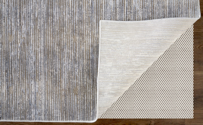 The Rug Corner Feizy Laina Transitional Distressed - Taupe/Silver/Tan  Laina Transitional Distressed - Taupe/Silver/Tan
