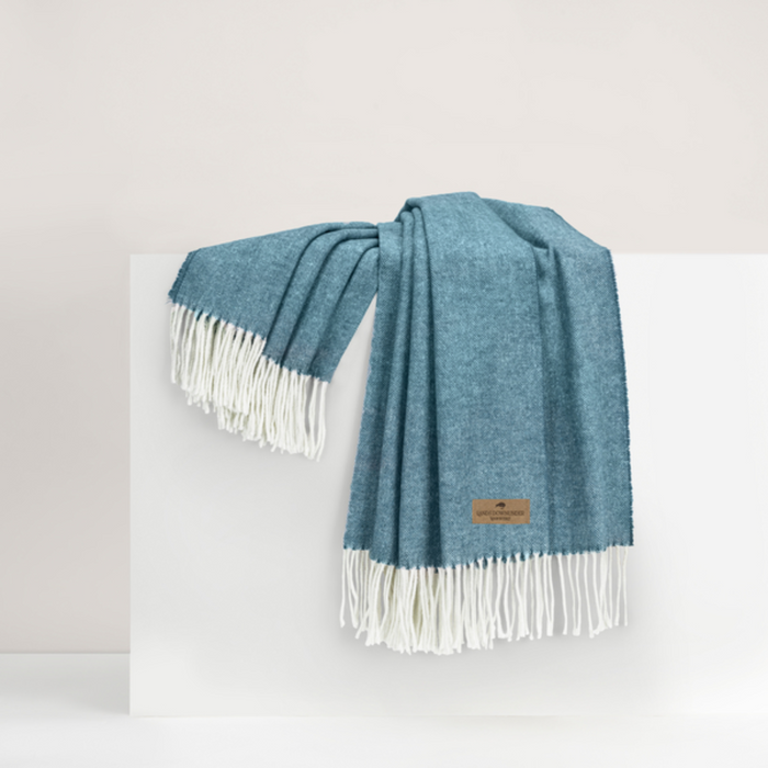 Lake Herringbone Throw