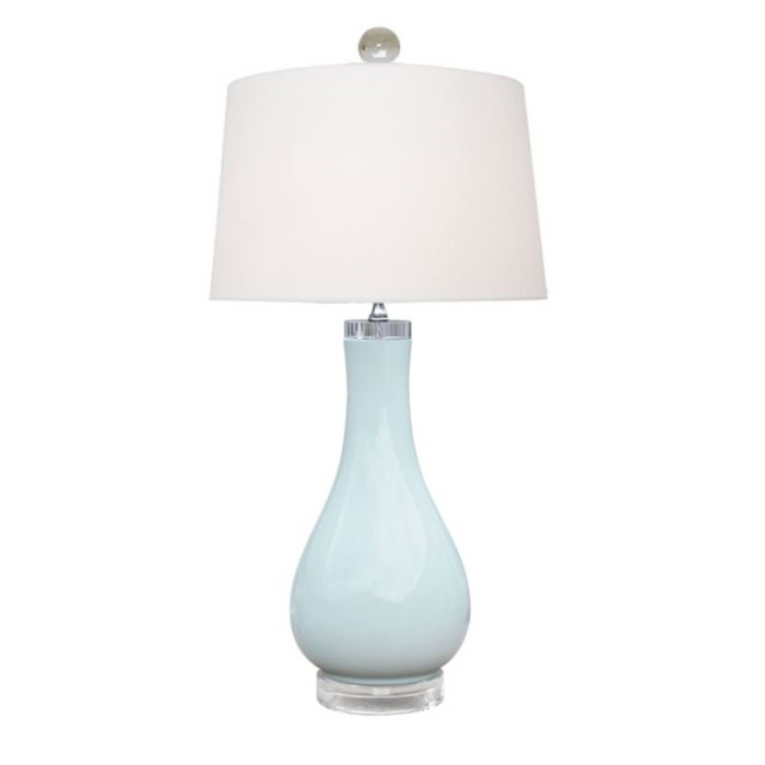 Large Porcelain Vase Lamp