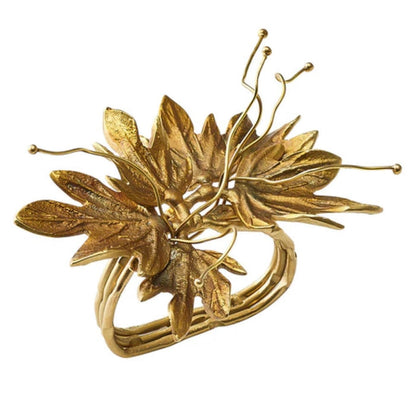Laurel Leaf Gold Napkin Ring - Maisonette Shop