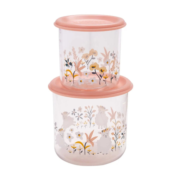 Lily the Lamb Good Lunch Snack Containers - Ali's Wagon