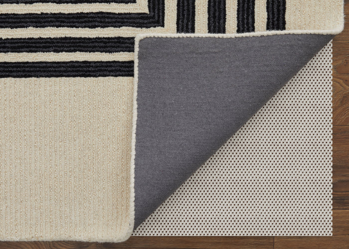 The Rug Corner Feizy Maguire Transitional Abstract - Gray/Ivory/Black  Maguire Transitional Abstract - Gray/Ivory/Black