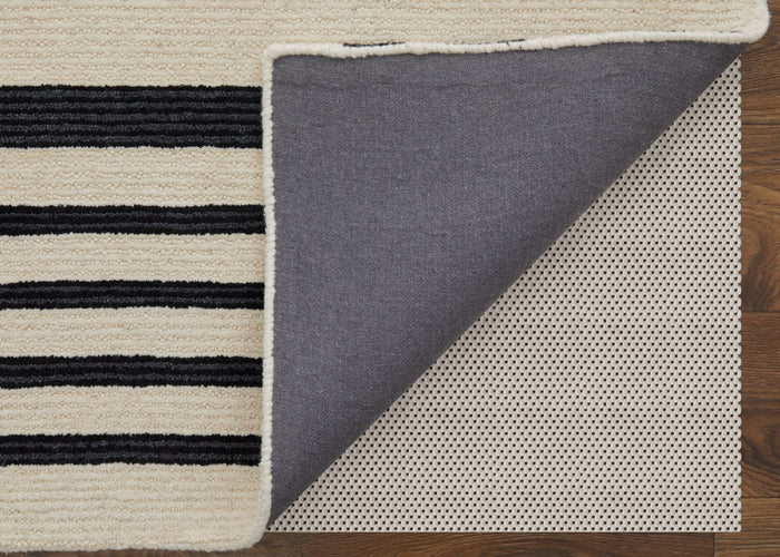 The Rug Corner Feizy Maguire Transitional Abstract - Ivory/Black  Maguire Transitional Abstract - Ivory/Black