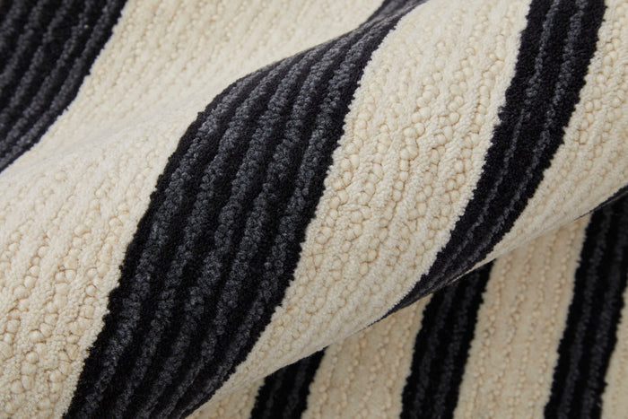 The Rug Corner Feizy Maguire Transitional Abstract - Ivory/Black  Maguire Transitional Abstract - Ivory/Black