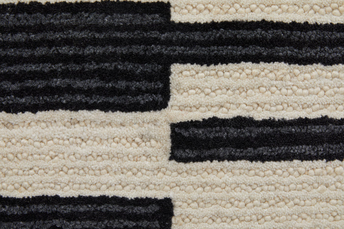 The Rug Corner Feizy Maguire Transitional Abstract - Ivory/Black  Maguire Transitional Abstract - Ivory/Black