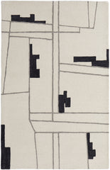 The Rug Corner Feizy Maguire Transitional Abstract - Ivory/Gray/Taupe