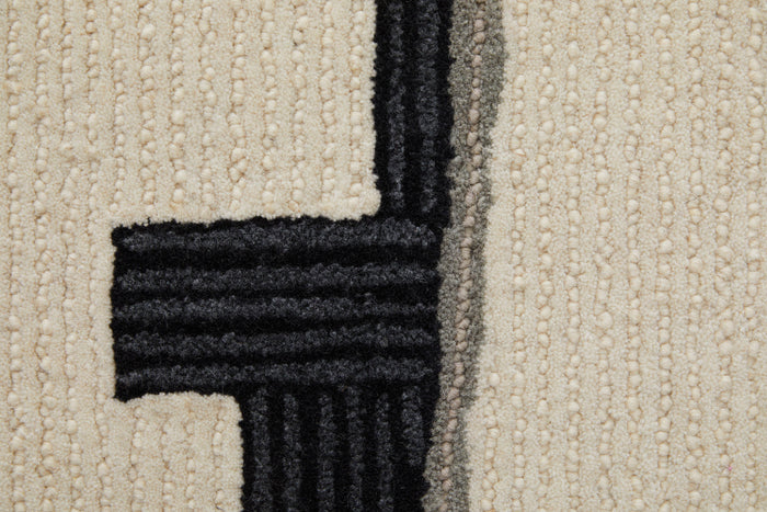 The Rug Corner Feizy Maguire Transitional Abstract - Ivory/Gray/Taupe