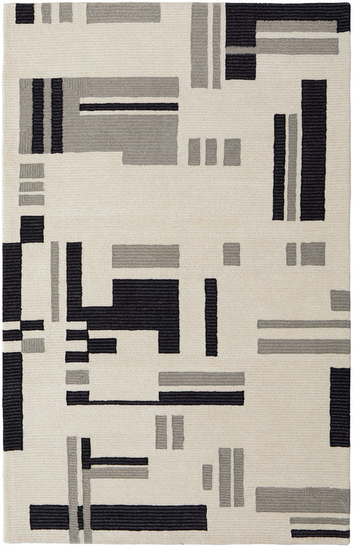 The Rug Corner Feizy Maguire Transitional Abstract - Ivory/Taupe  Maguire Transitional Abstract - Ivory/Taupe