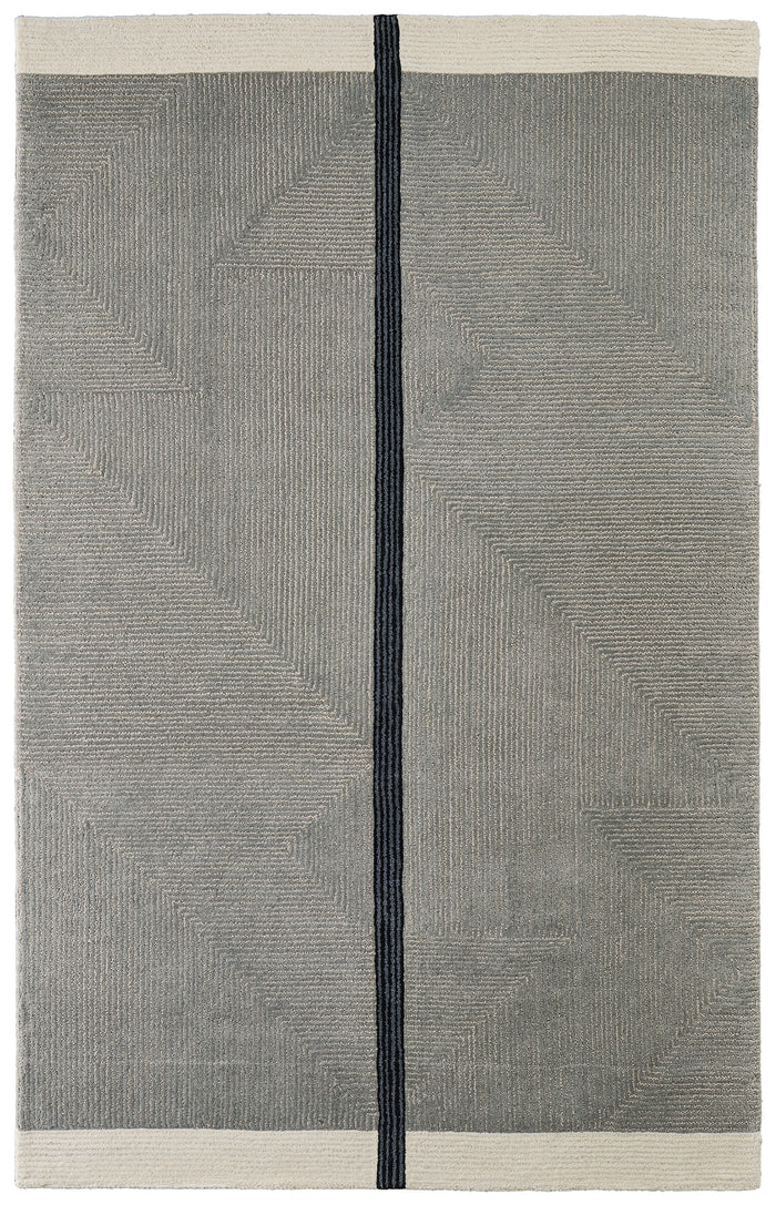 The Rug Corner Feizy Maguire Transitional Abstract - Taupe/Black