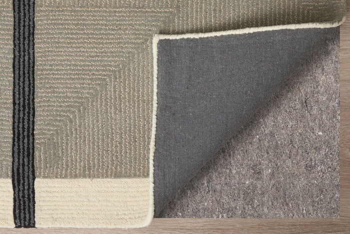 The Rug Corner Feizy Maguire Transitional Abstract - Taupe/Black