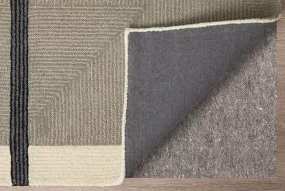 The Rug Corner Feizy Maguire Transitional Abstract - Taupe/Black