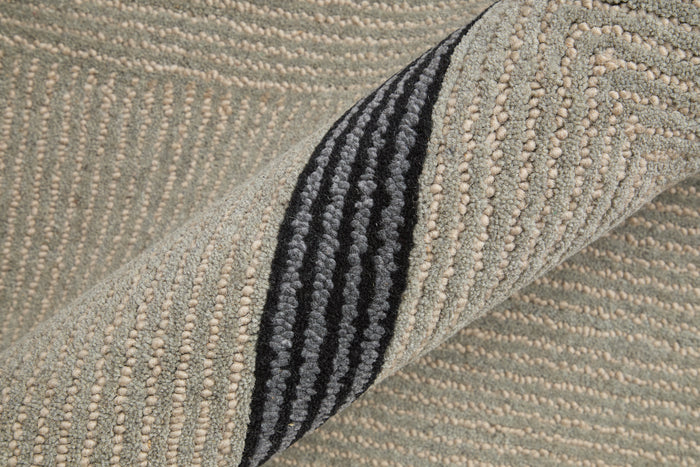 The Rug Corner Feizy Maguire Transitional Abstract - Taupe/Black